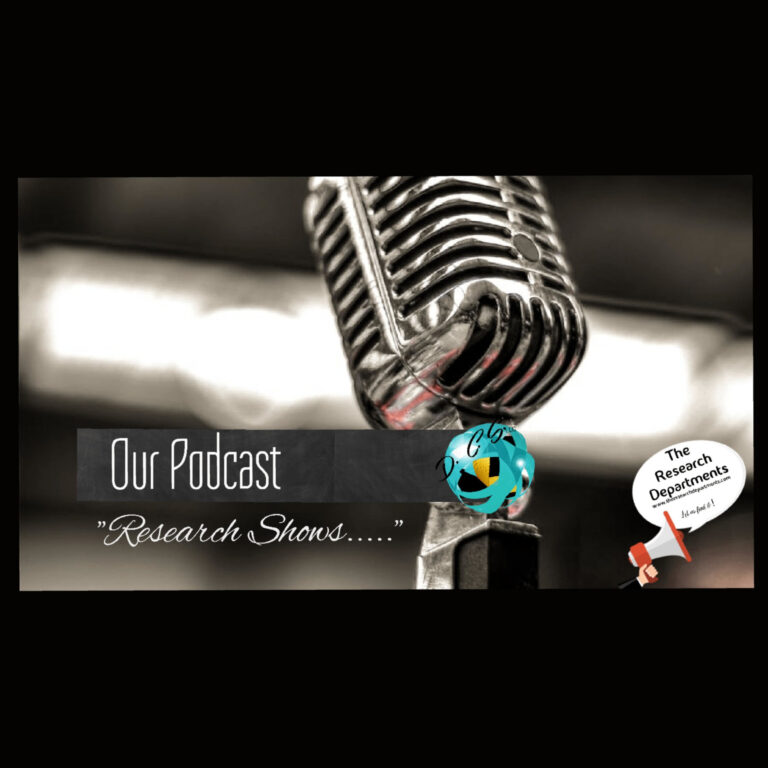”Research Shows…..” PODCAST