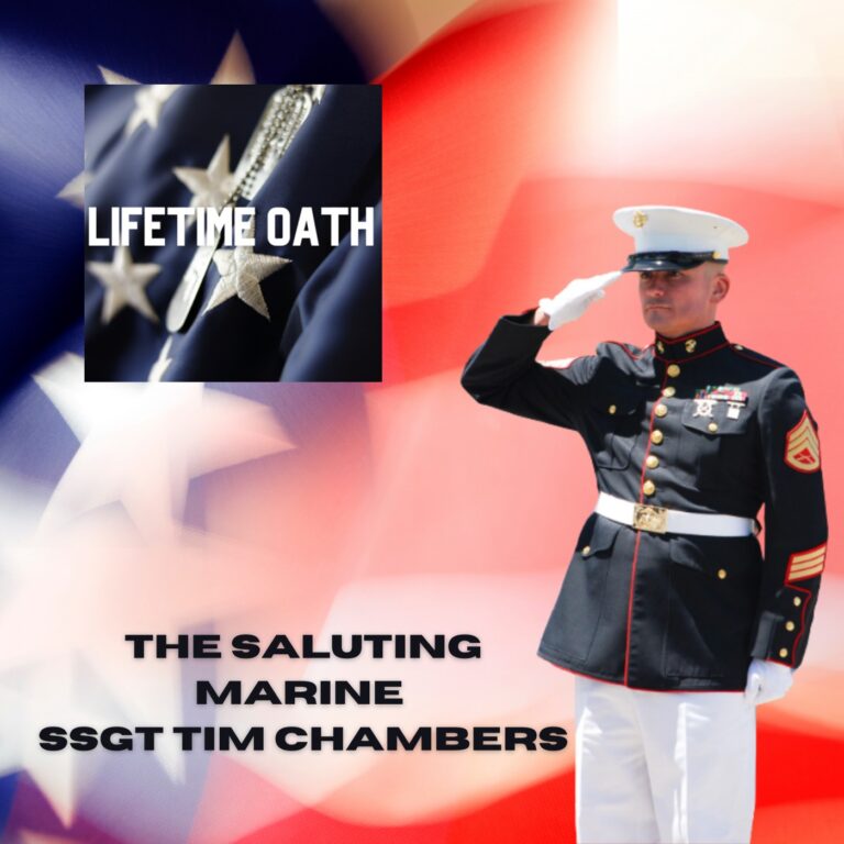 The Saluting Marine – SSGT Tim Chambers